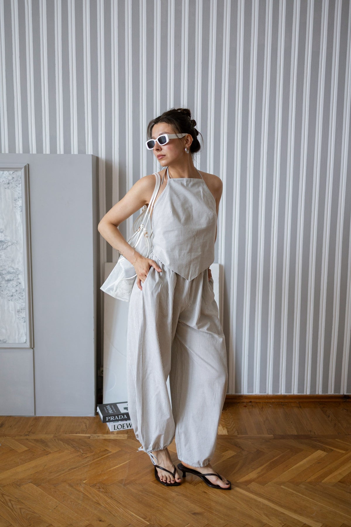 Aladdin cotton pants