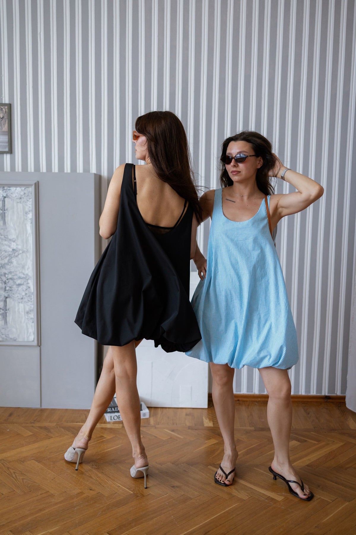 Bubble cotton dress