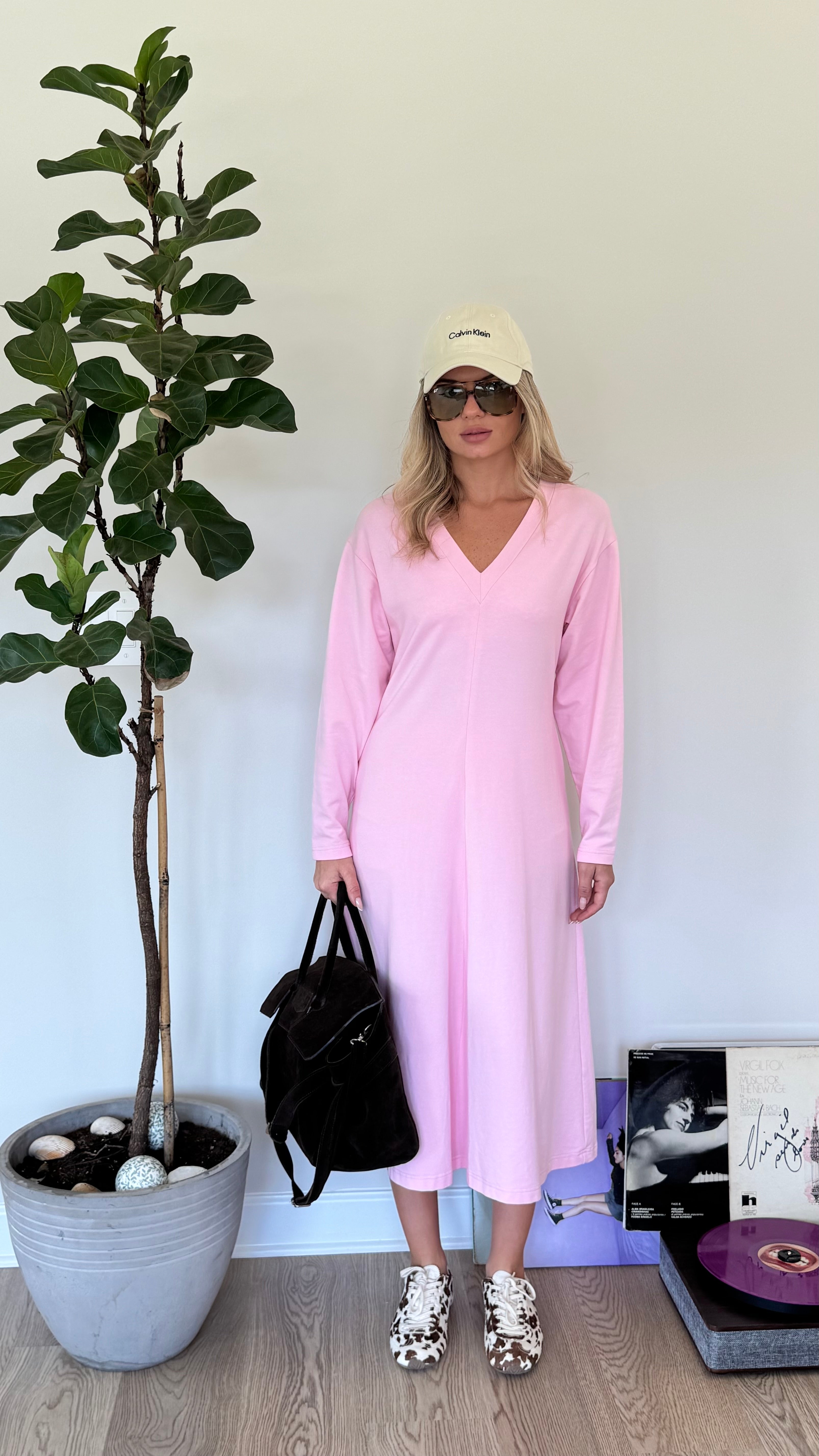 Cotton Midi Dress