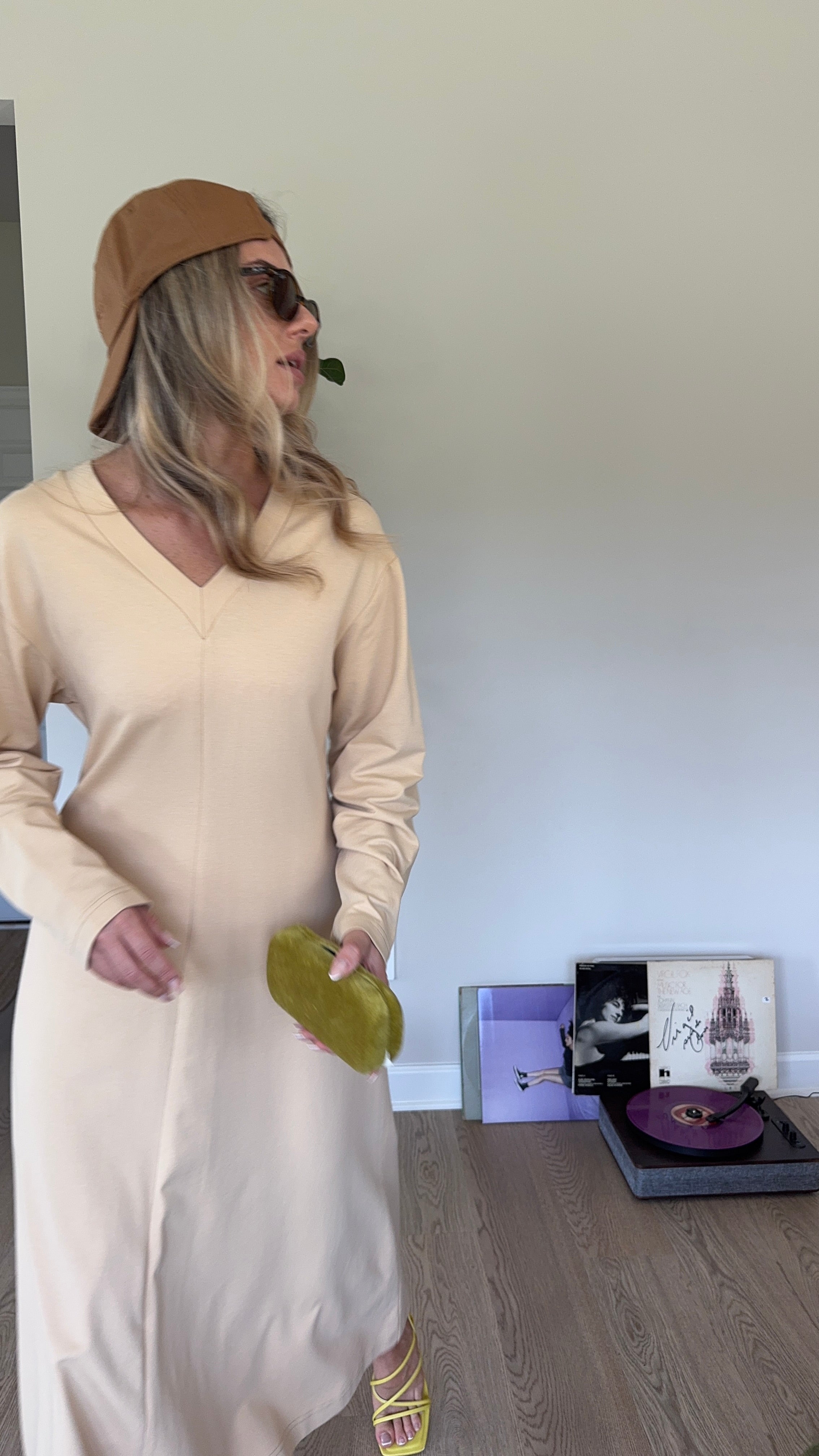 Cotton Midi Dress