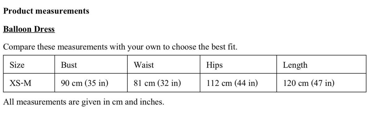 Size Guide
