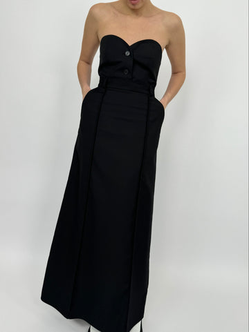 Seamed skirt