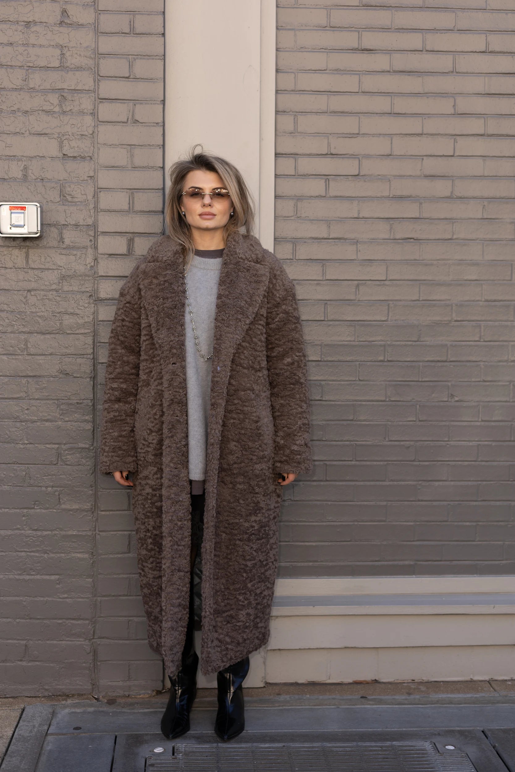 Teddy Fauх Fur Long Coat