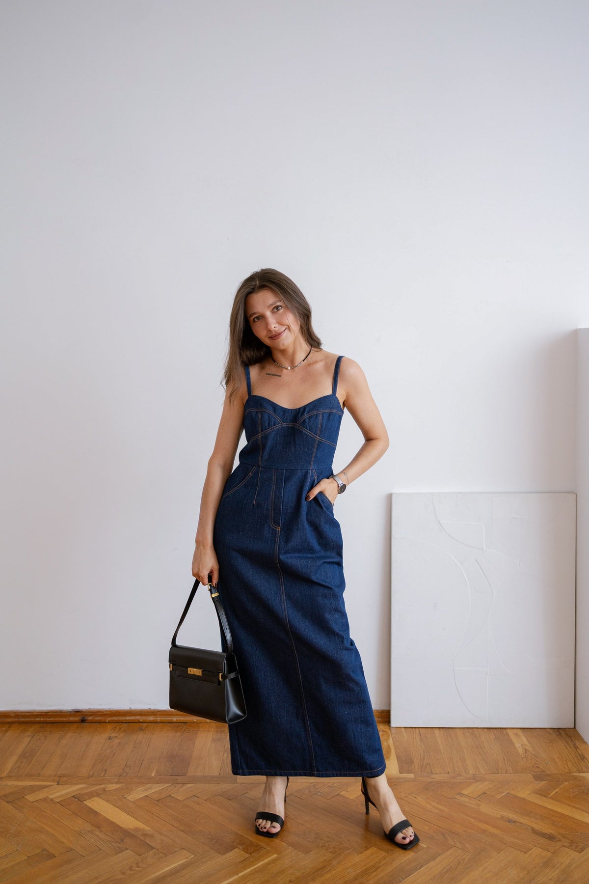Denim dress
