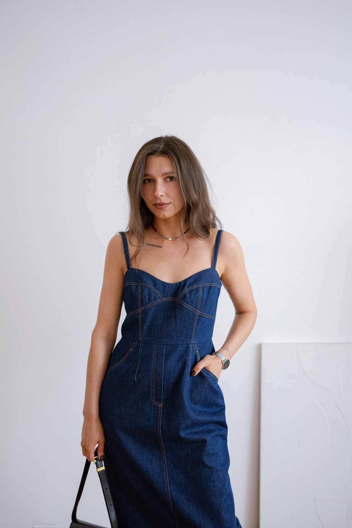 Denim dress