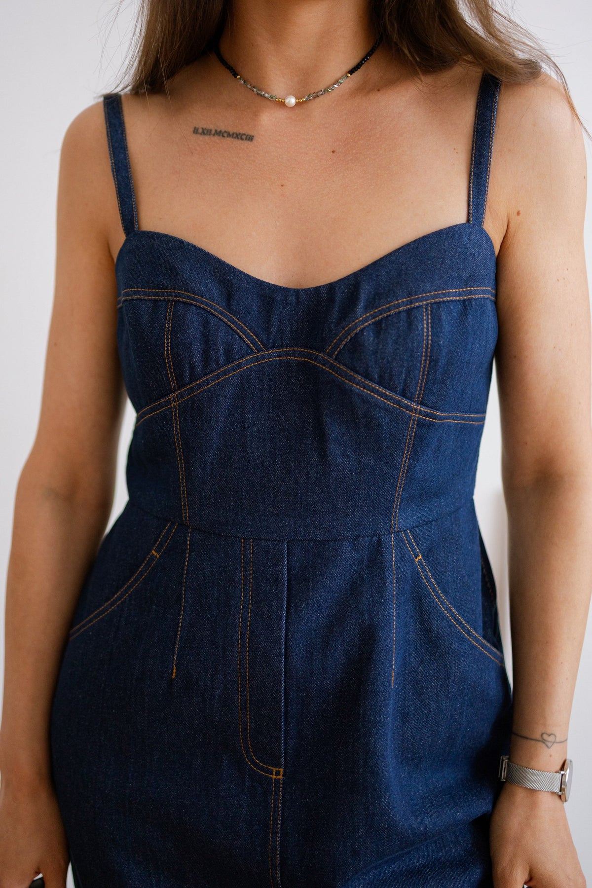 Denim dress