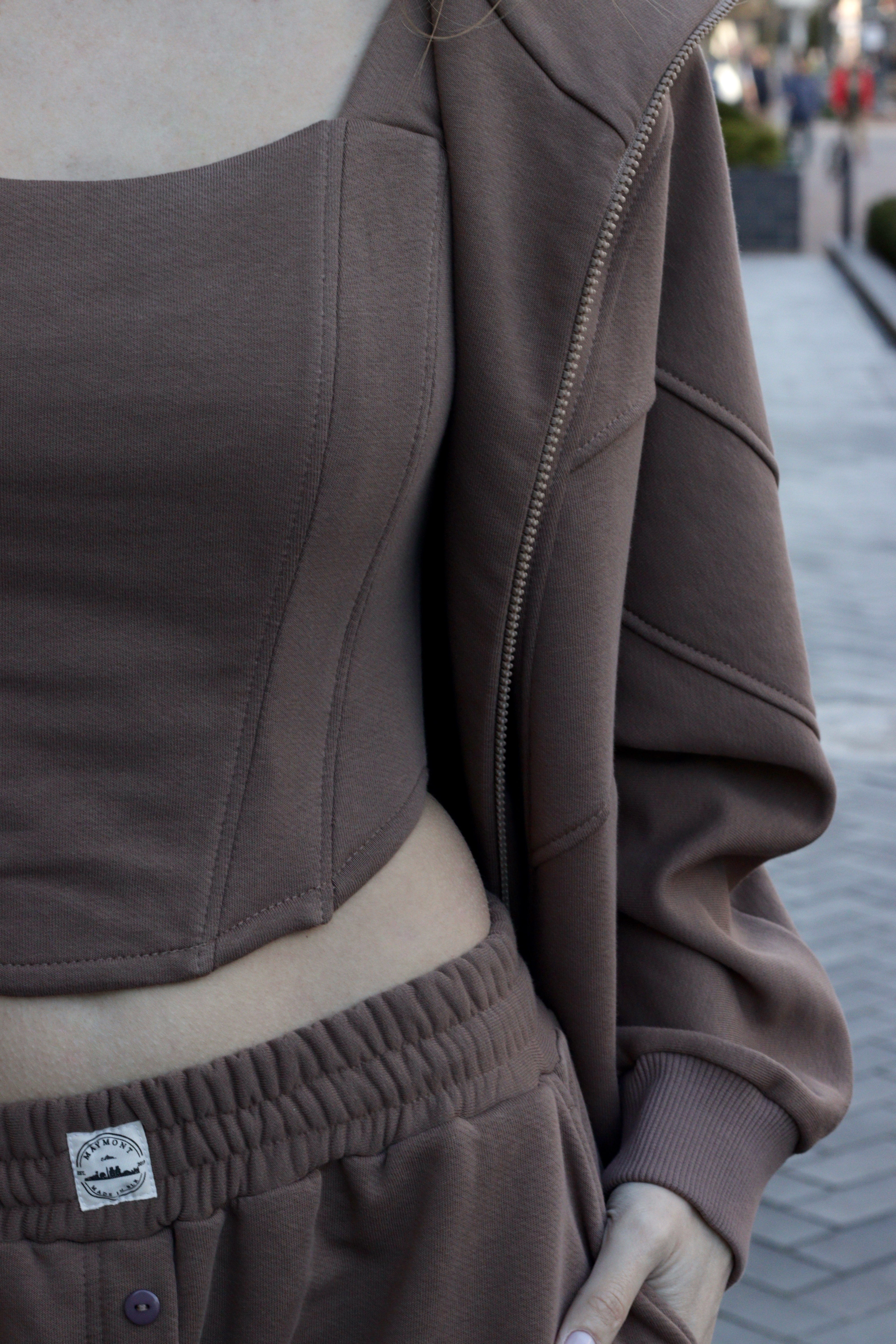 Sweat Corset Top