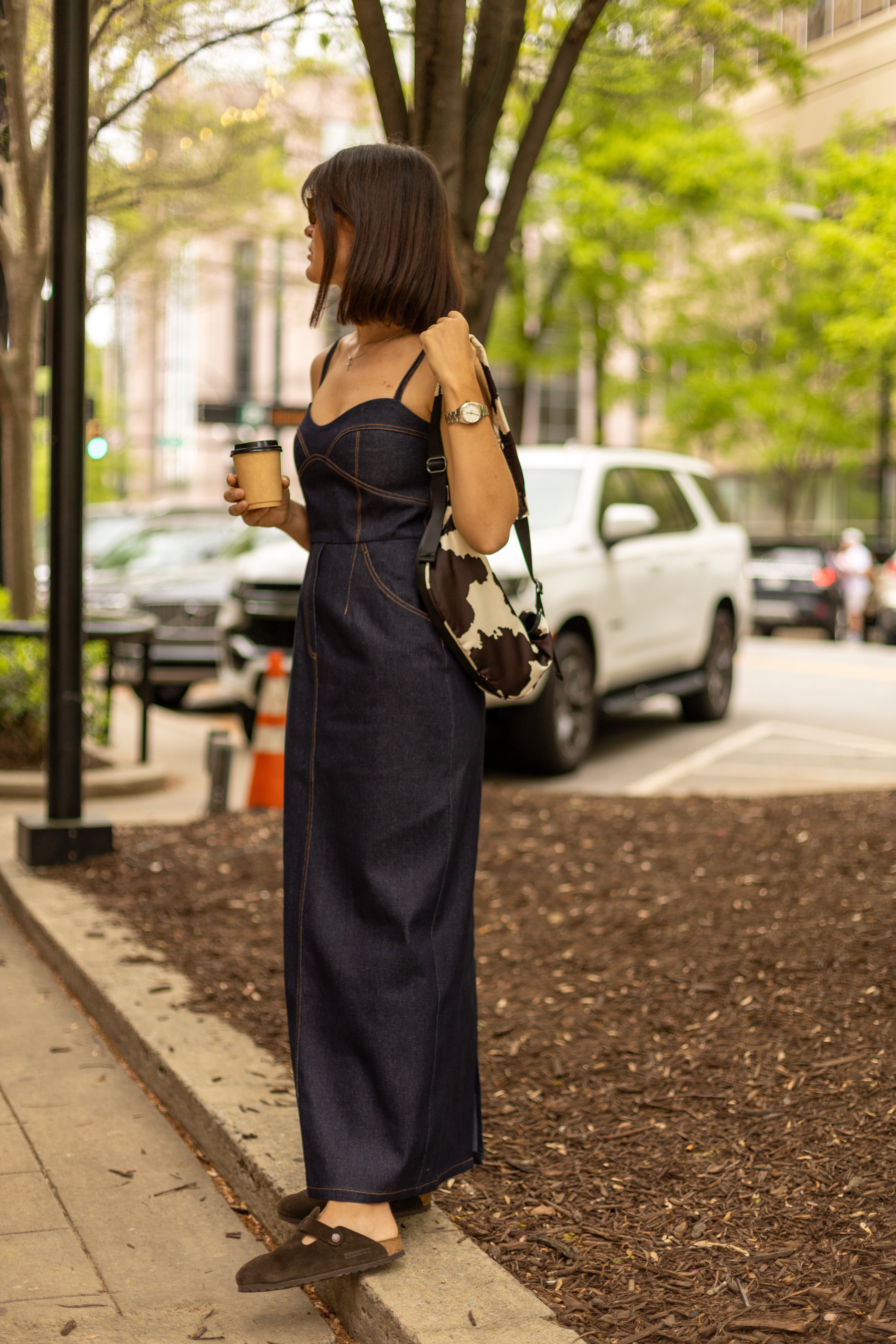 Denim dress