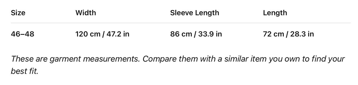 Size Guide