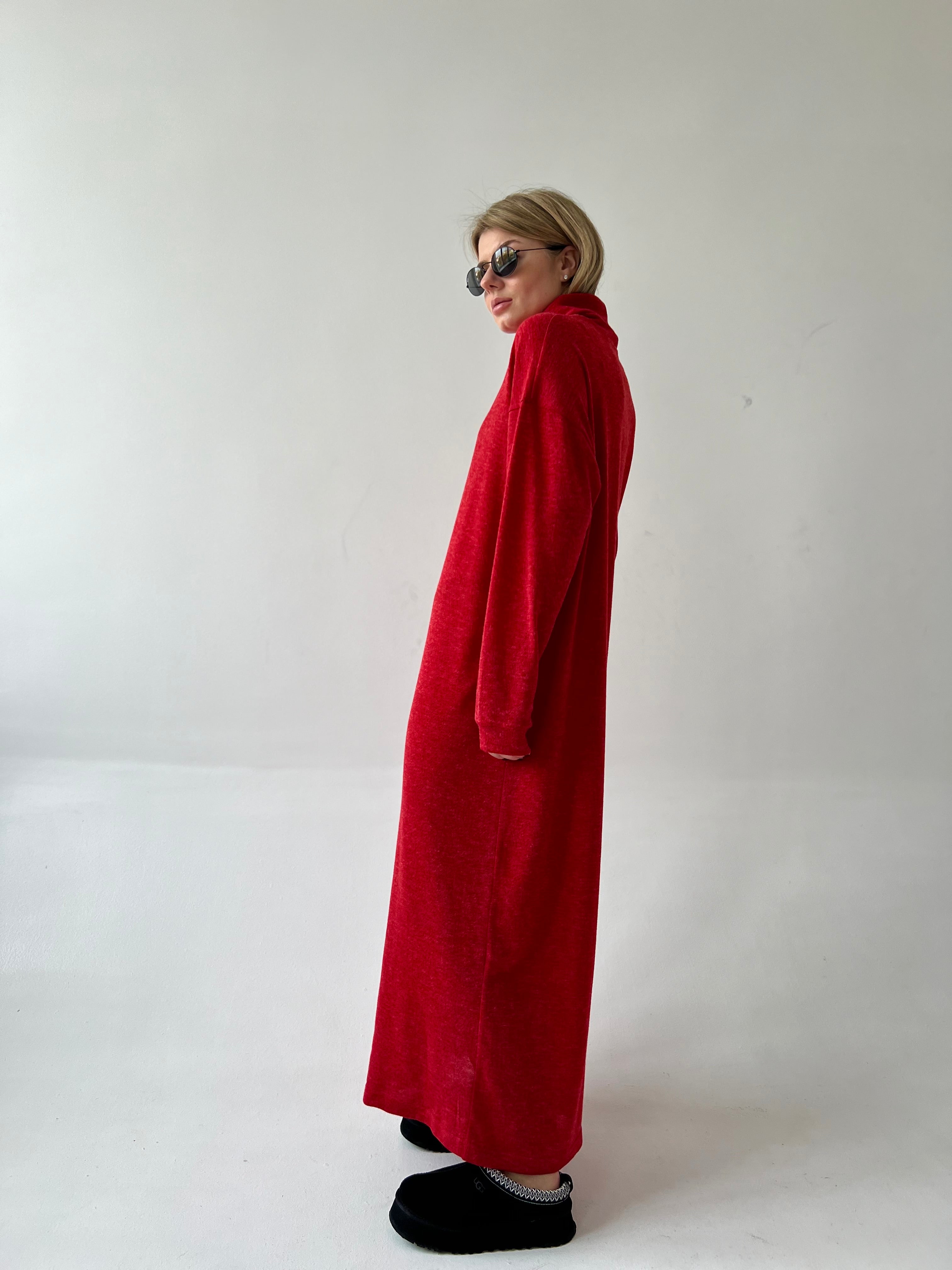 Knitted dress Neck