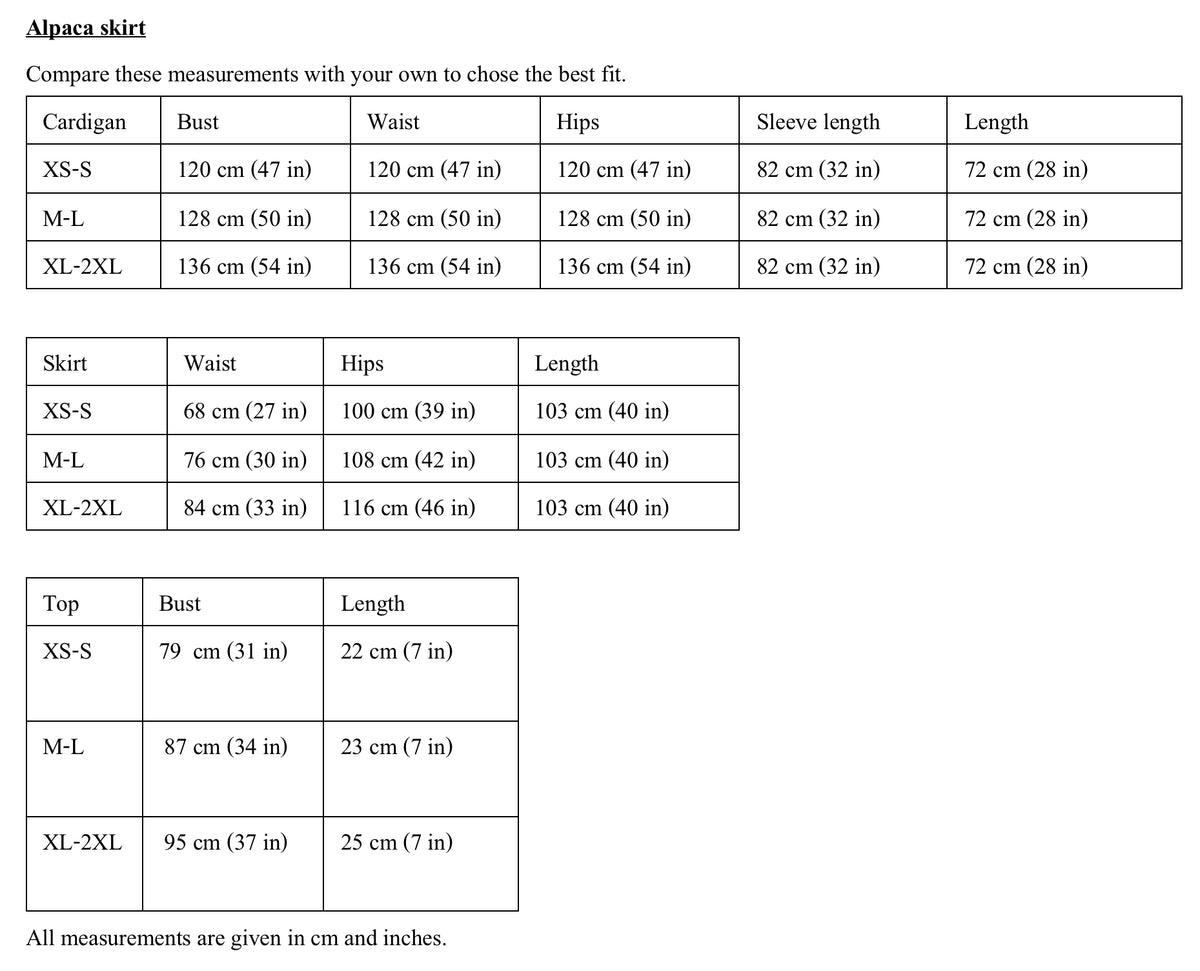 Size Guide