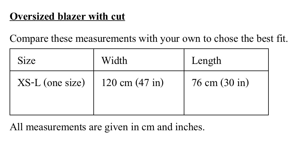 Size Guide