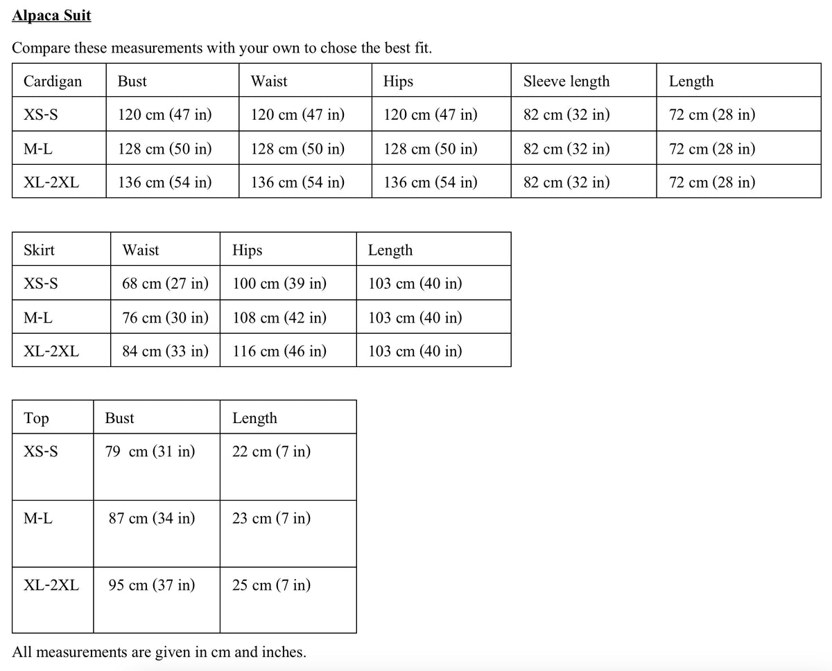 Size Guide