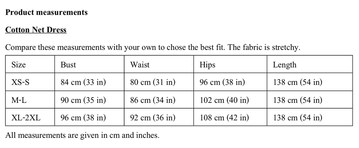 Size Guide