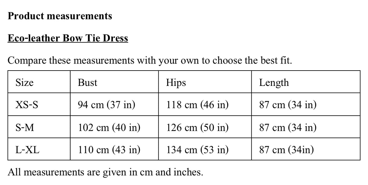 Size Guide