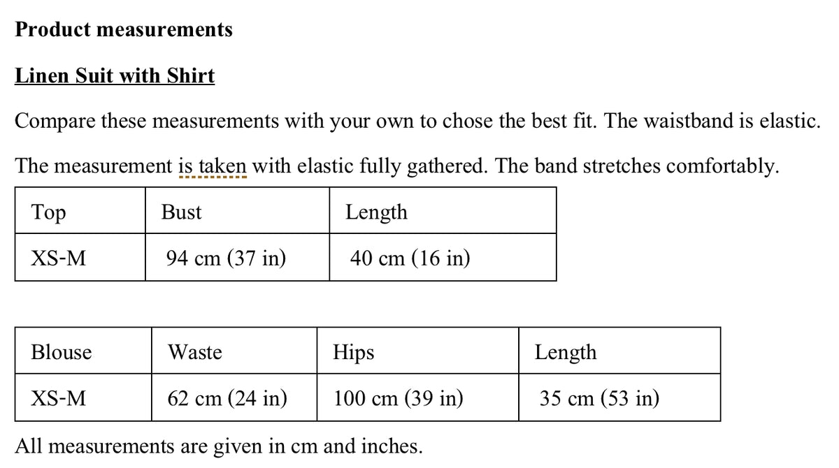 Size Guide