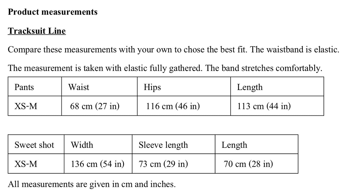 Size Guide