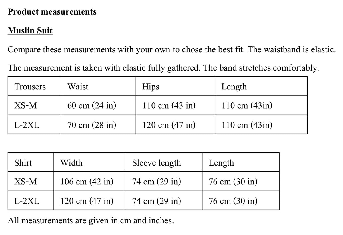 Size Guide
