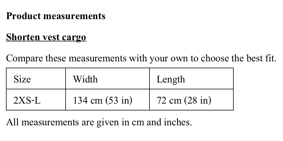 Size Guide