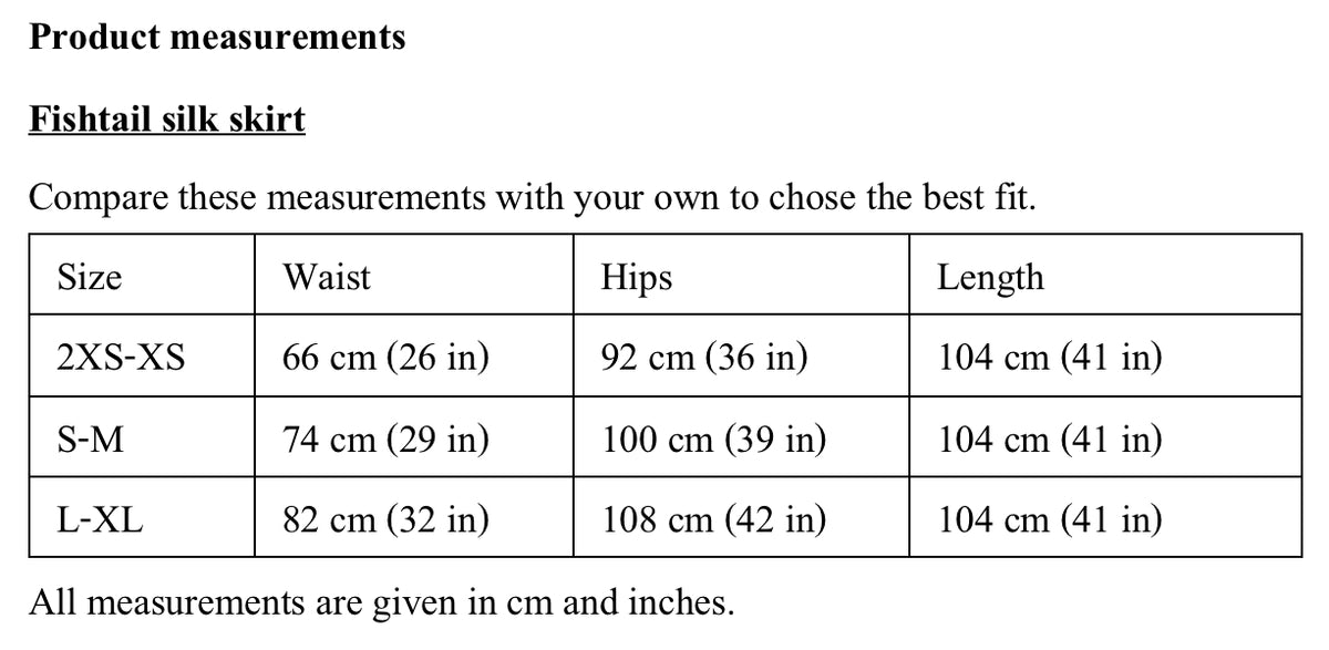 Size Guide