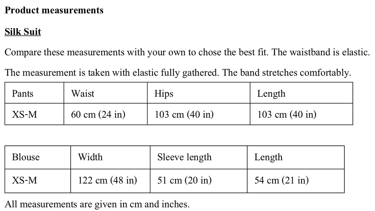 Size Guide