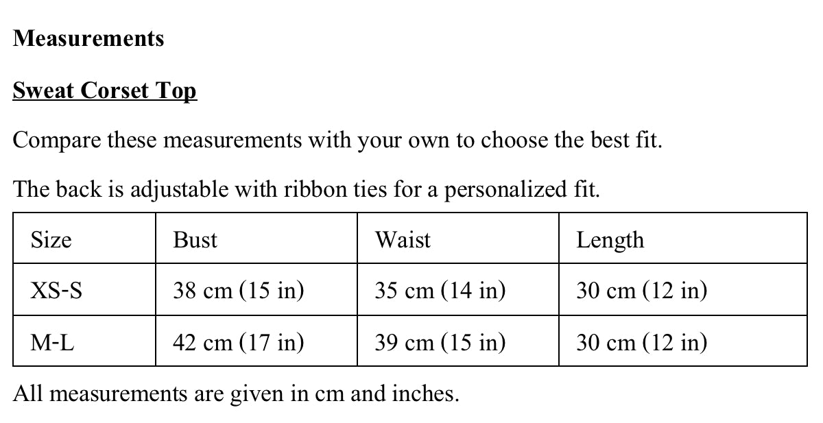 Size Guide