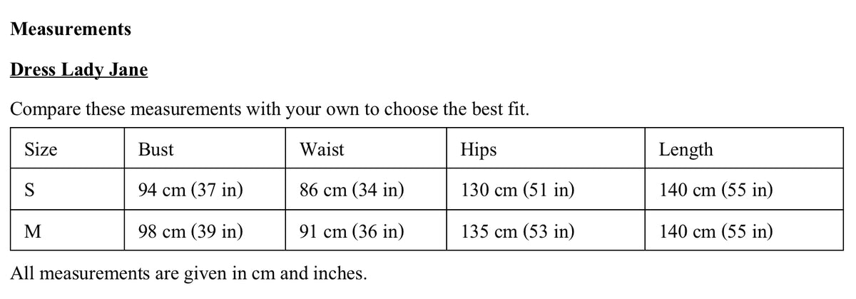Size Guide