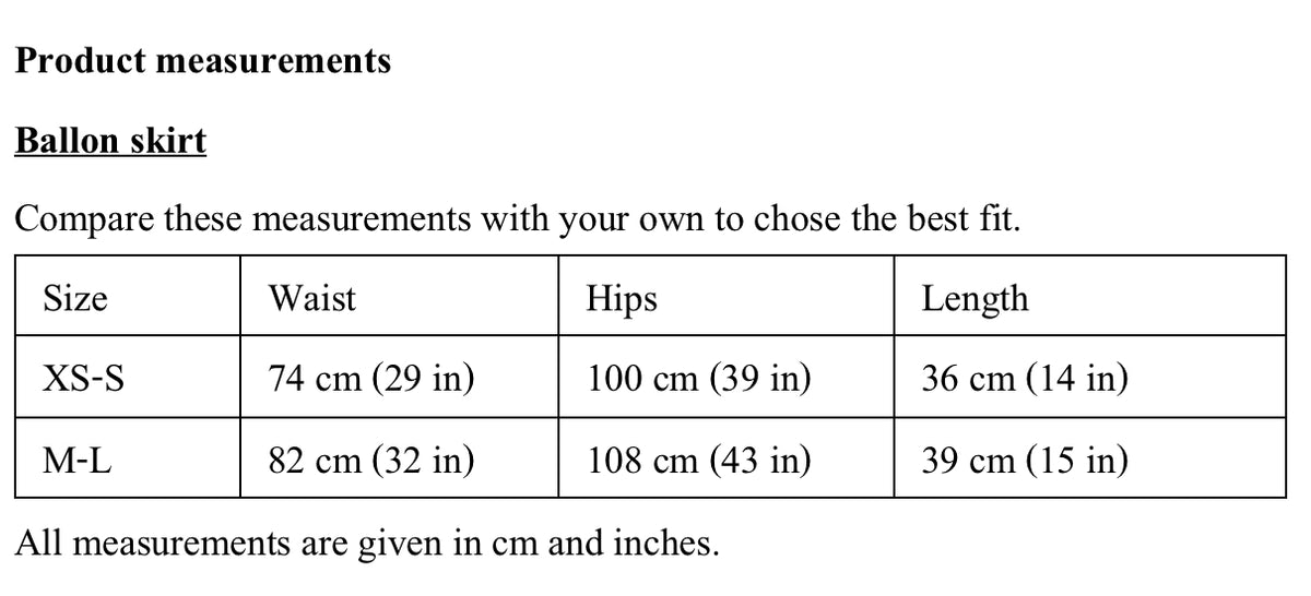 Size Guide
