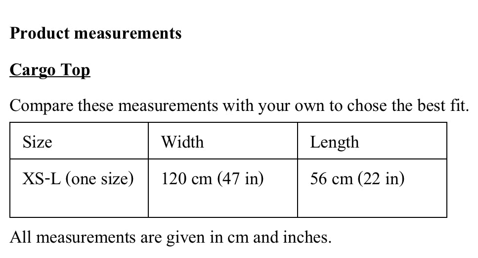 Size Guide