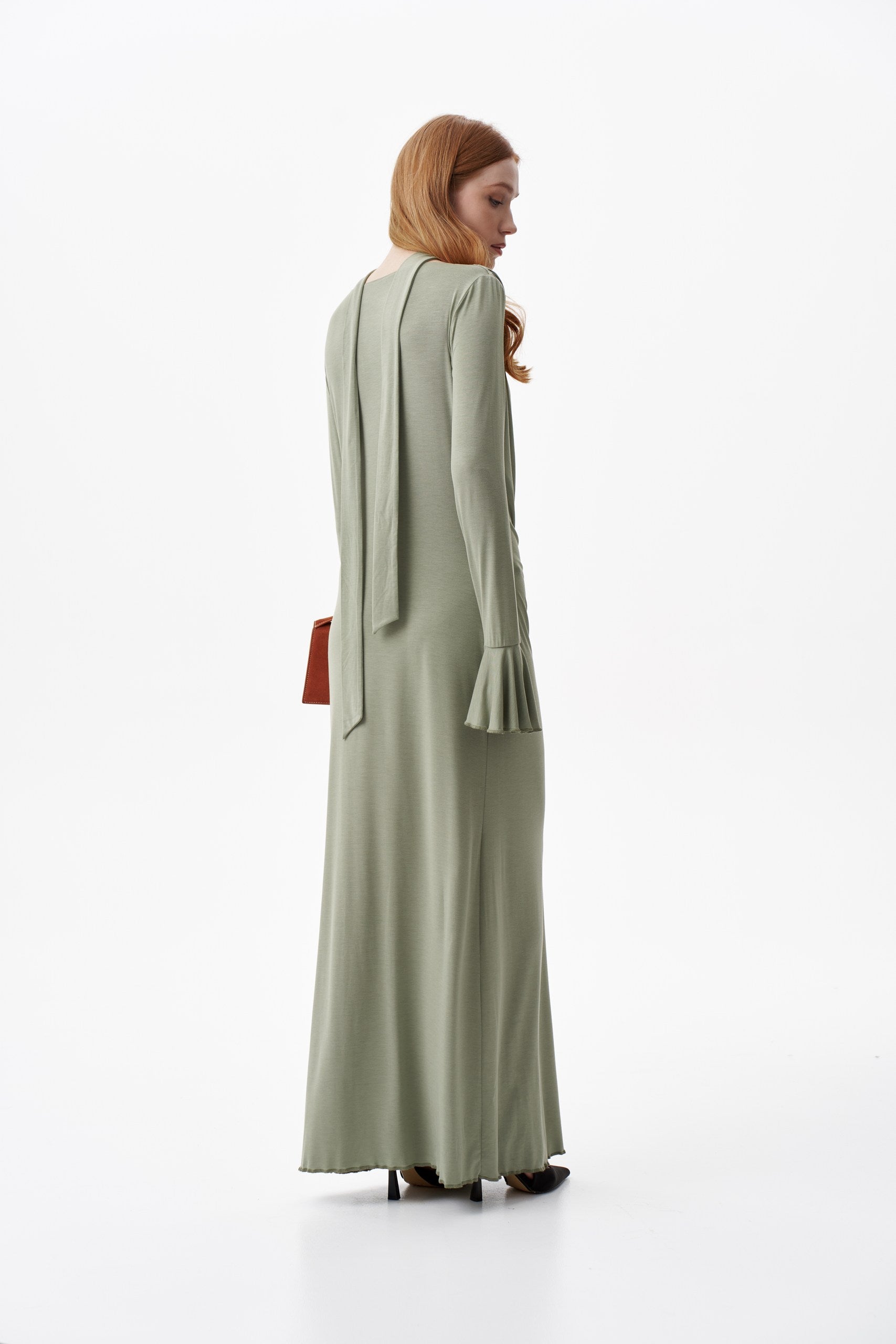 Dress With Scarf