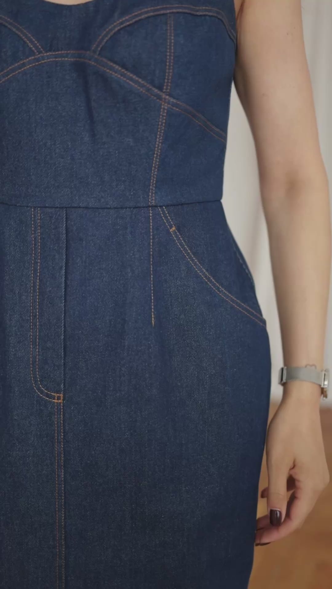 Denim dress
